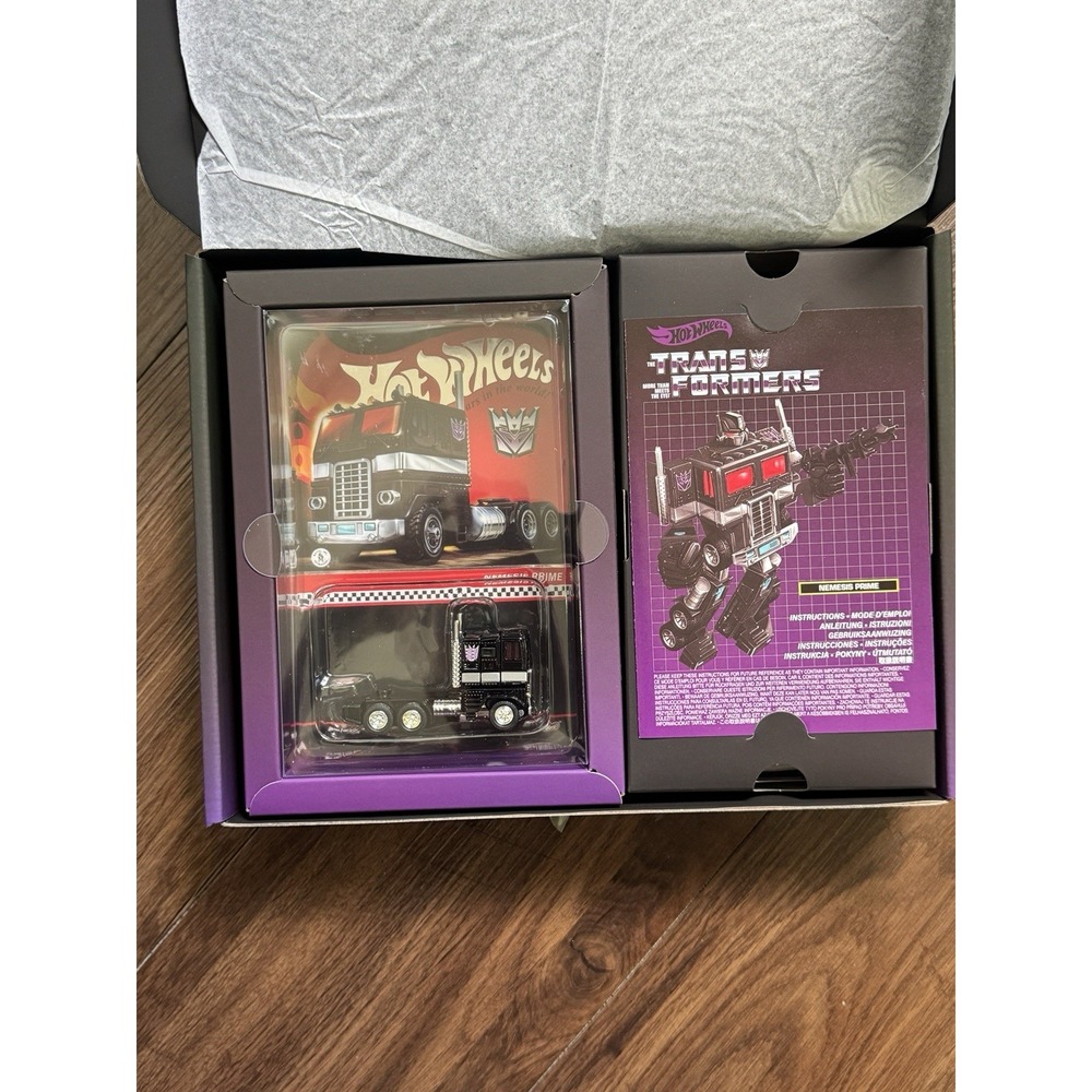 2025 Hot Wheels Transformers Nemesis Prime Mattel ❤️✅ IN HAND SHIPS ASAP NEW